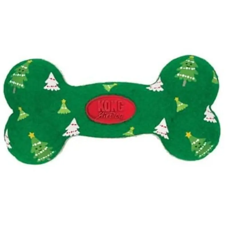 Kong Holiday Airdog Squeaker Bone Medium