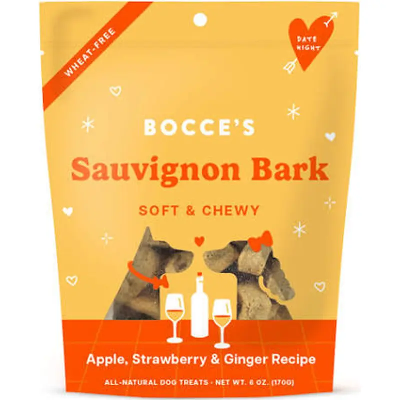Bocces Soft and Chewy Sauvignon Bark Dog Treats (6oz)