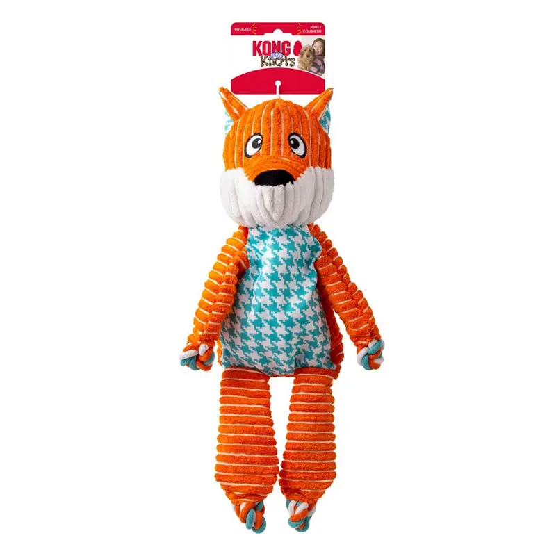 KONG Floppy Knots Fox Dog Toy XL