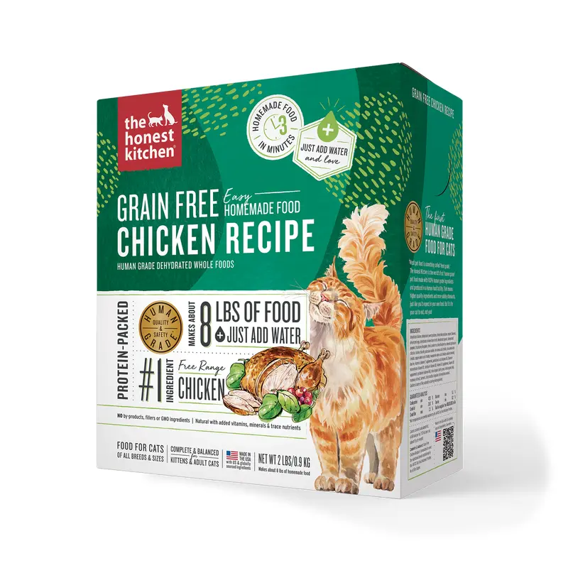 The Honest Kitchen Grain Free Dehydrated Cat Food - Chicken - 2lb Box