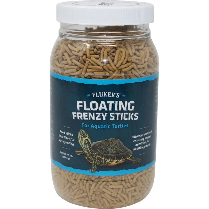 Flukers 70132 7.5 oz Floating Frenzy Sticks for Aquatic Turtles