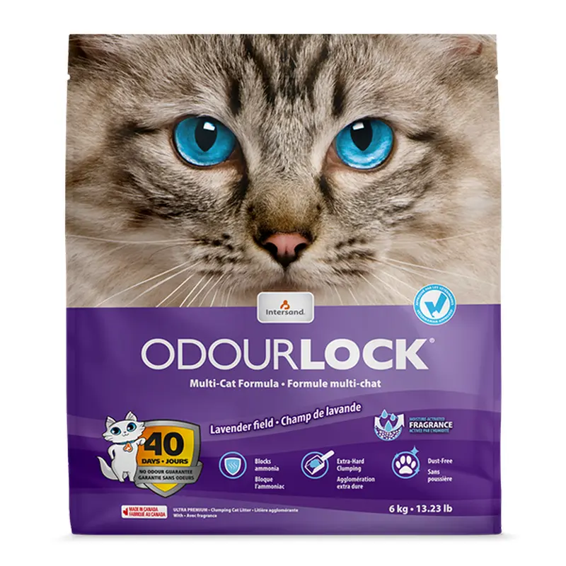 Intersand America 13lb Odorlock Cat Litter Lavender