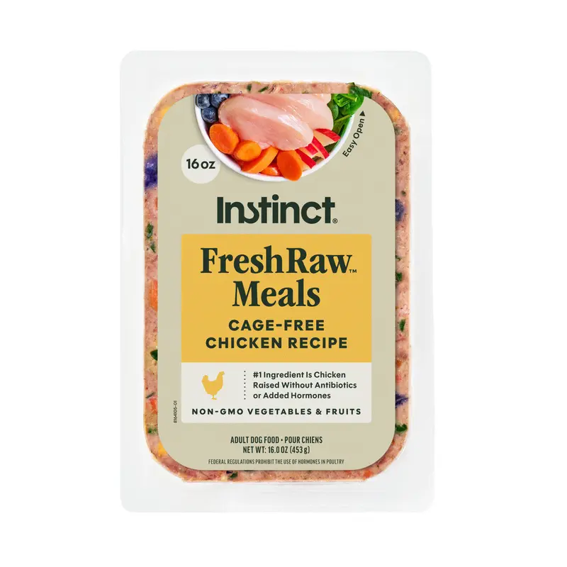 Nature's Variety Instinct Dog Food Fresh Raw Meals for Dogs 8oz Chicken