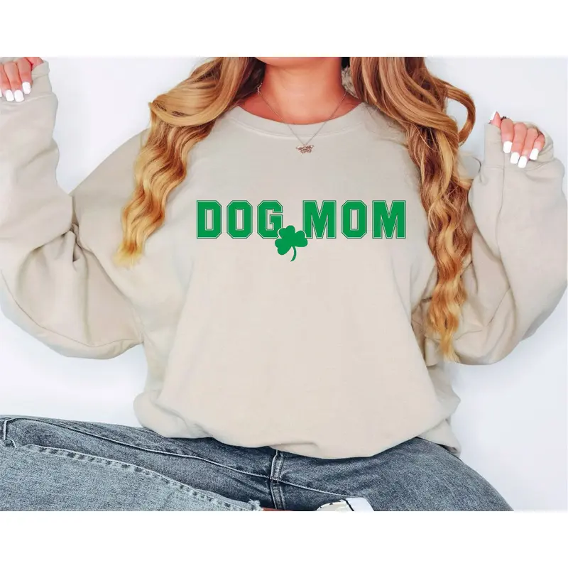 St. Patrick's Day Dog Mom Sweatshirt