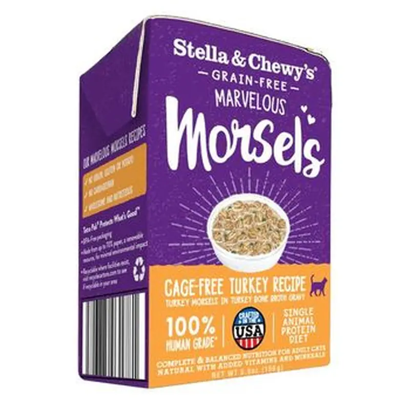 Stella & Chewy's 5.5 oz Marvelous Morsels Turkey Cat Food