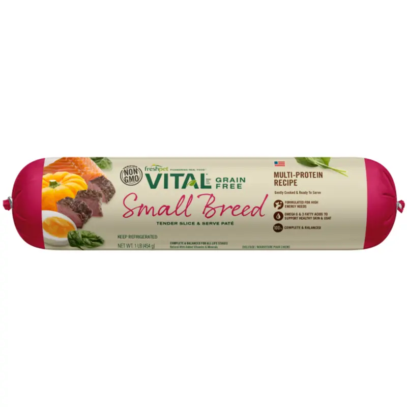 Vital Dog GF Small Breed Multi-Protein Roll 1 lb