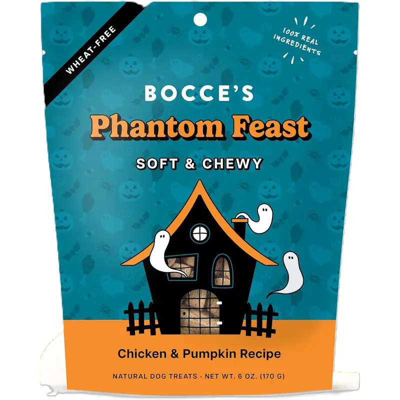 Bocce Phantom Feast Soft & Chewy Chicken & Pumpkin 6 oz