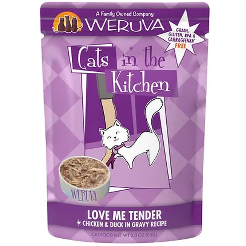 Weruva Cats in the Kitchen Love Me Tender Chicken & Duck Pouch