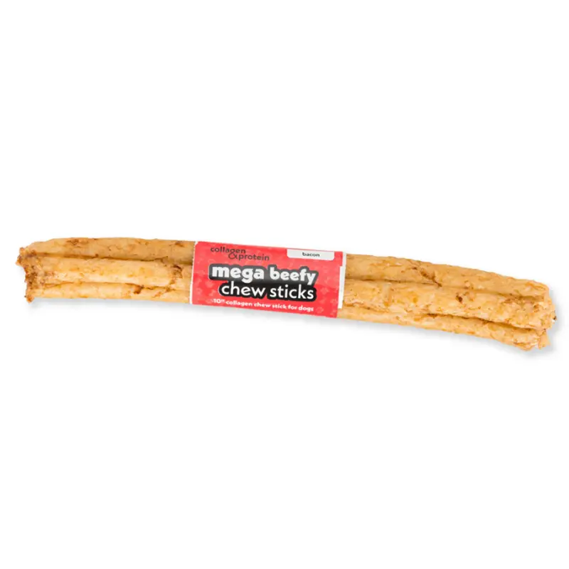 Frankly Collagen Beefy Stick Bacon Mega 10in