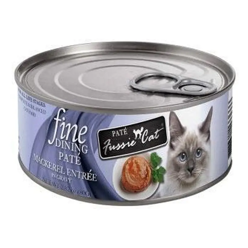 Fussie Cat Fine Dining Pate Mackerel Entre