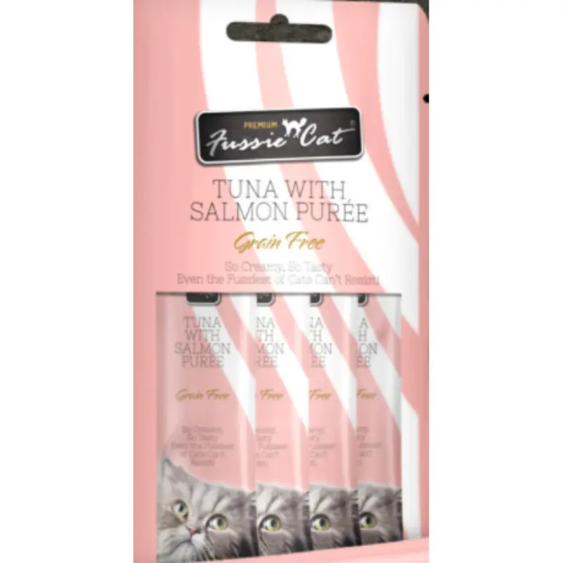 Fussie Cat Tuna with Salmon Puree