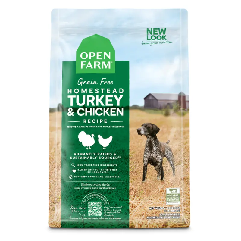 Open Farm Dog GF Homestead Turkey & Chicken 4 lb