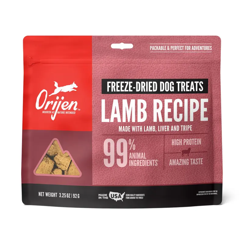 ORIJEN Grass-Fed Lamb Freeze-Dried Dog Treats 3.25OZ