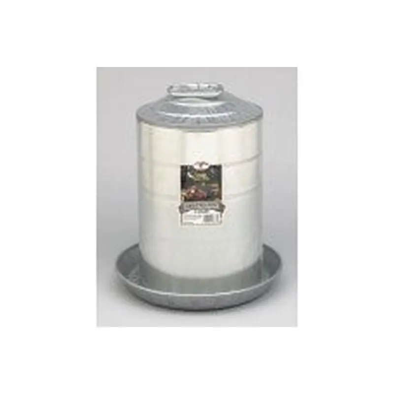 Little Giant Double Wall Galvanized Waterer 3 gallon