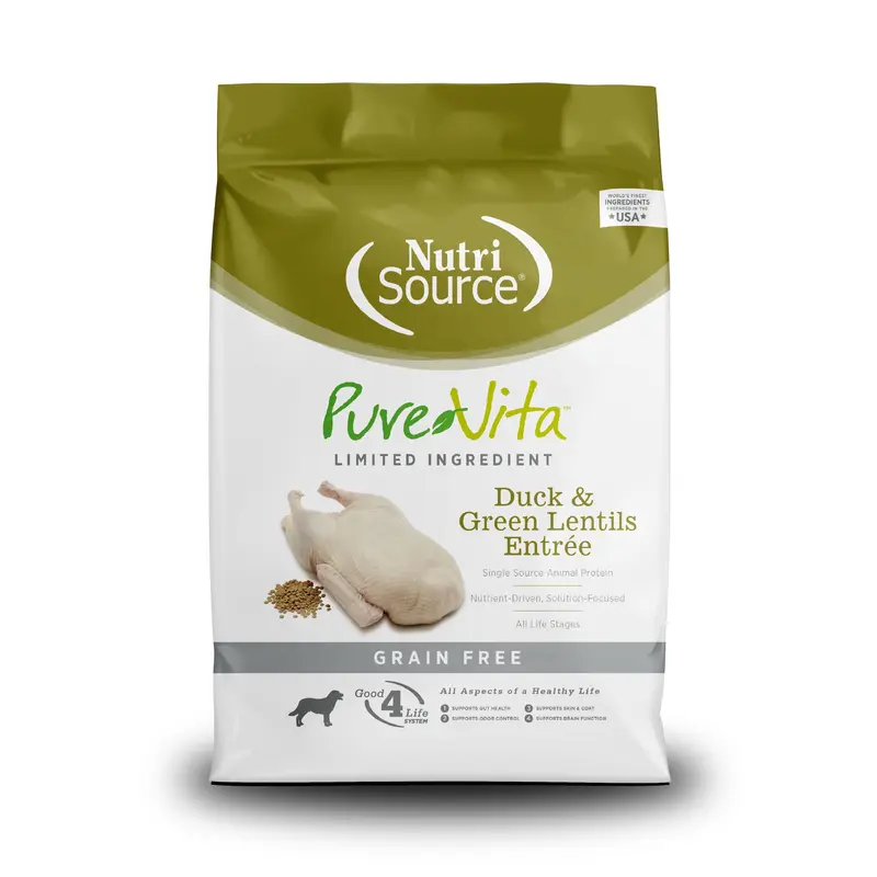 Pure Vita Grain-Free Duck & Green Lentils Entree