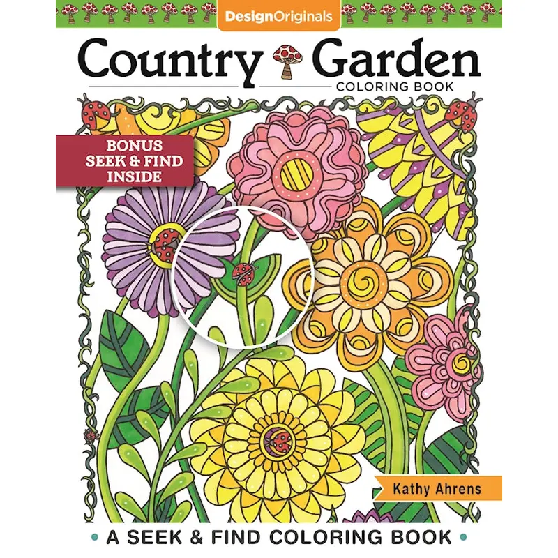 Country Garden Coloring Book