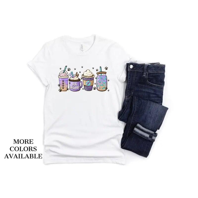 DOG GROOMER Shirt People Shirts Printed Tshirt Human Dog Gear Unisex