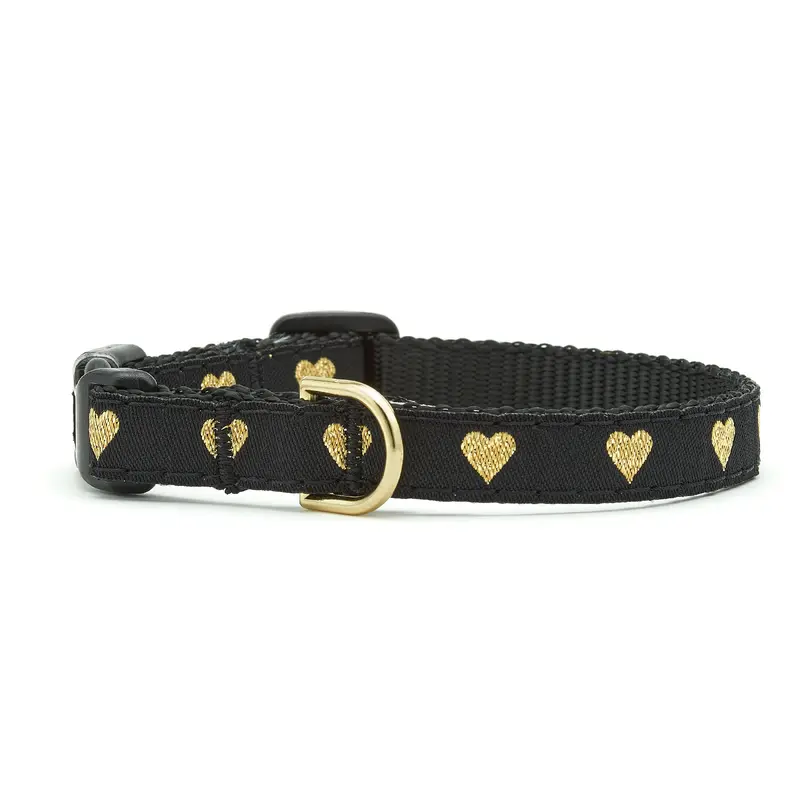 Heart of Gold Cat Collar