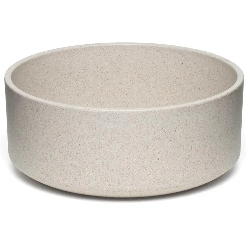 Loving Pets Dolce Bamboo Dog Dish Oat Medium