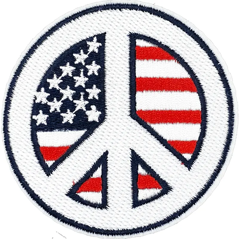 Patriotic Peace Sign - Patch