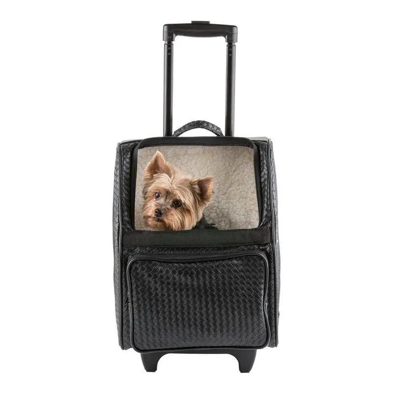 Rio Bag On Wheels - Black Woven