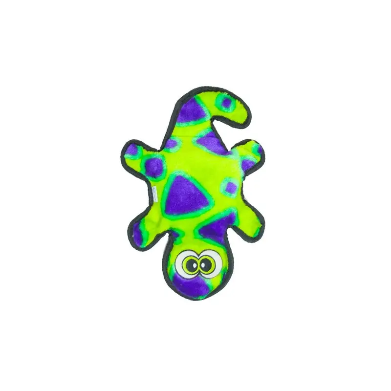 Outward Hound Invincible Gecko Yellow and Green with 2 Squeakers