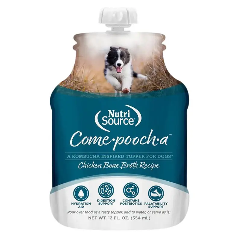 Nutrisource Come-Pooch-A Chicken Bone Broth for Dogs 12oz