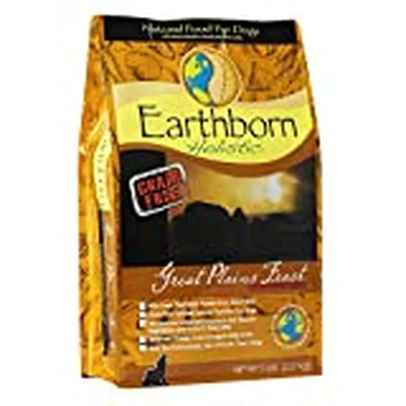 Earthborn Holistic Grain-Free Great Plains Feast with Bison Adult Dry Dog Food, 4 lb