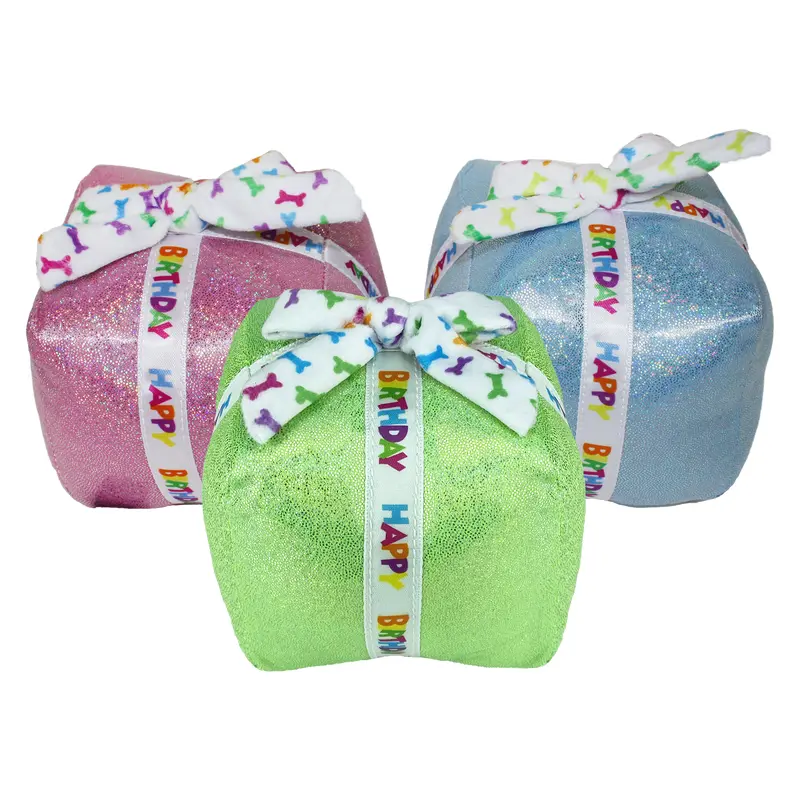 Multipet Plush Dog Toy Birthday Present 5.5in Assorted
