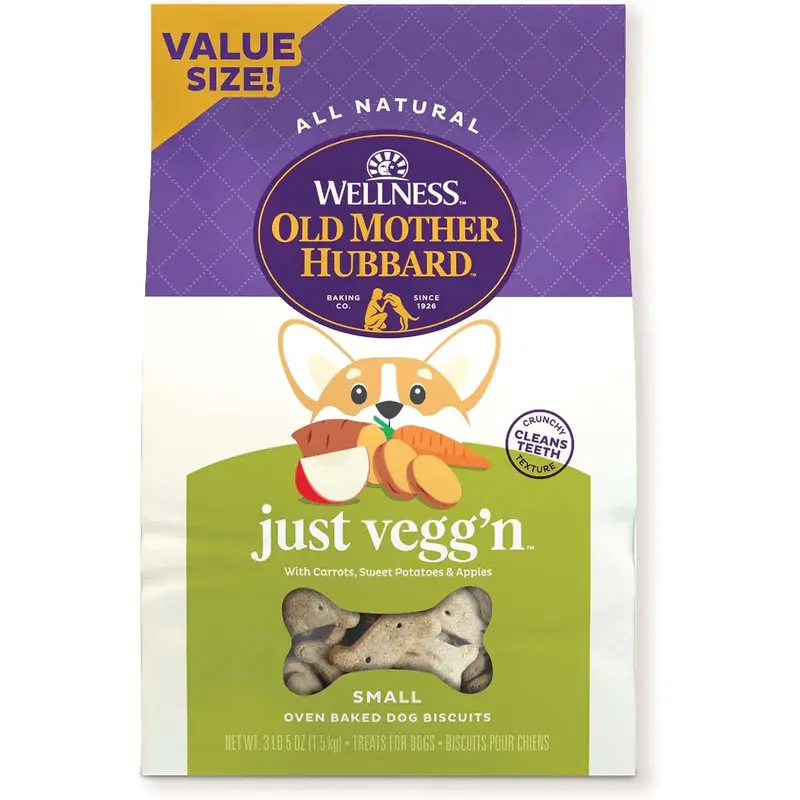 Old Mother Hubbard Just VeggN Small Crunchy Dog Treats (3lb) (5oz)