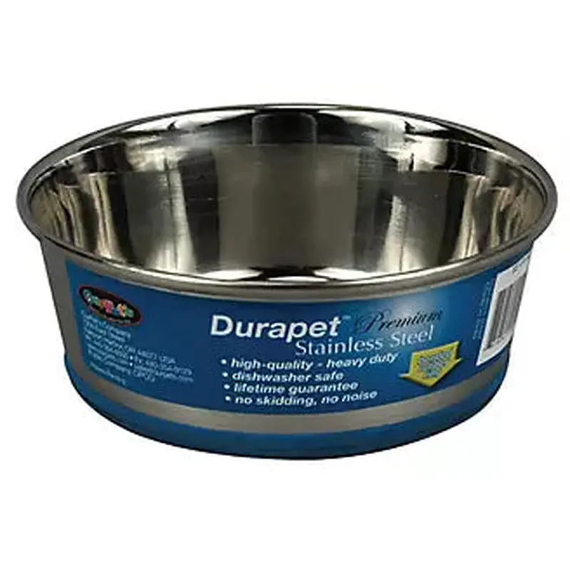 Durapet Stainless Steel Pet Bowl 3qt