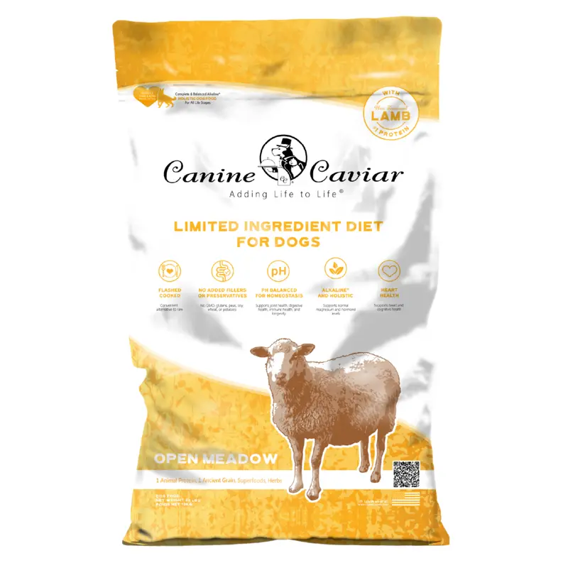 Canine Caviar Open Meadow Alkaline Holistic Entree Dry Dog Food