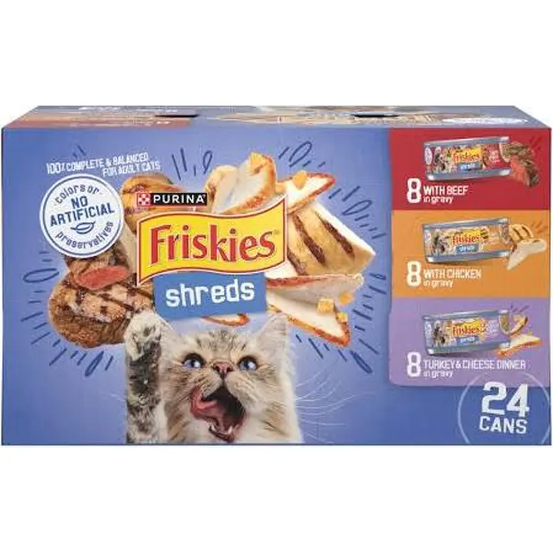 Friskies Shredded Variety 5.5oz 24ct