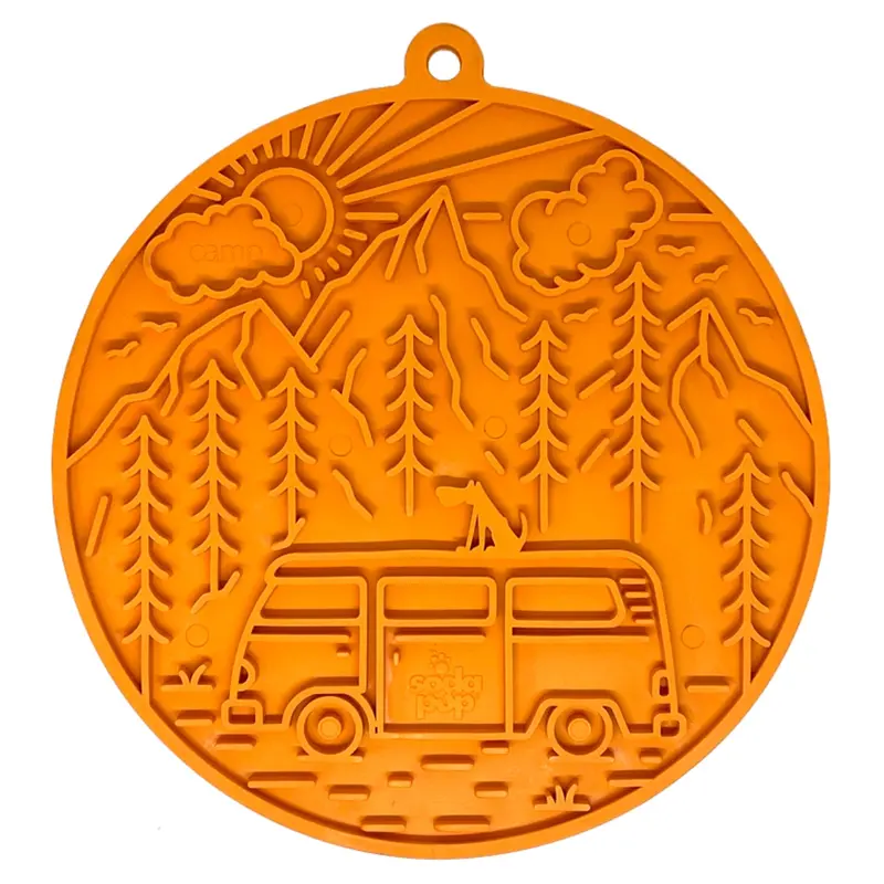 Sodapup Camp Enrichment Lick Mat With Suction Cups For Dogs