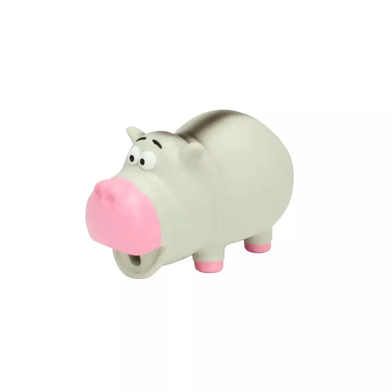 Coastal Rascals Grunt Dog Toy 7in Hippo
