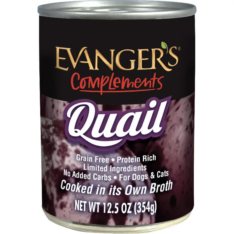 Evanger's Grain Free Quail Canned Food for Dogs and Cats