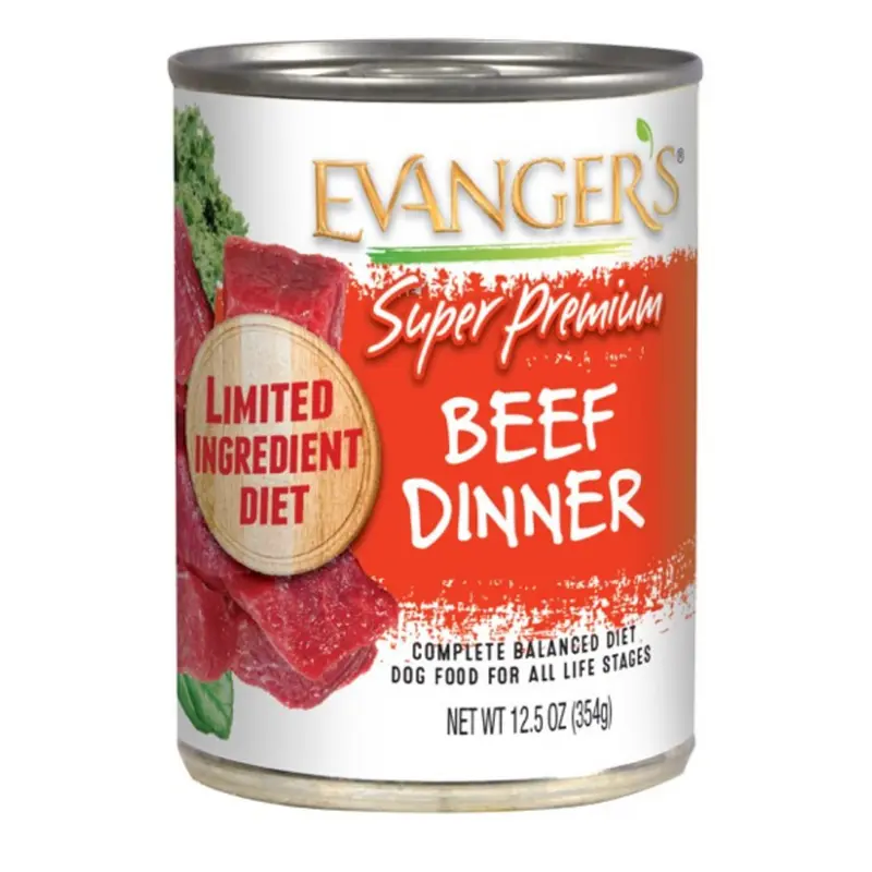 Evanger's Super Premium Beef Dinner Canned Dog Food
