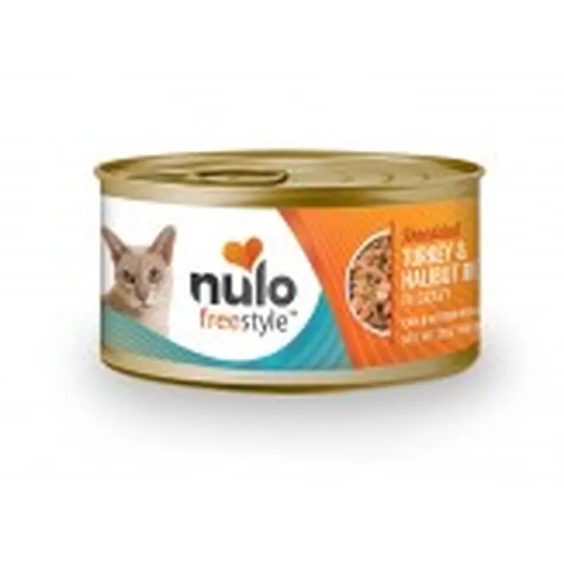 Nulo Freestyle Shredded Turkey & Halibut Recipe Canned Cat Food 3oz