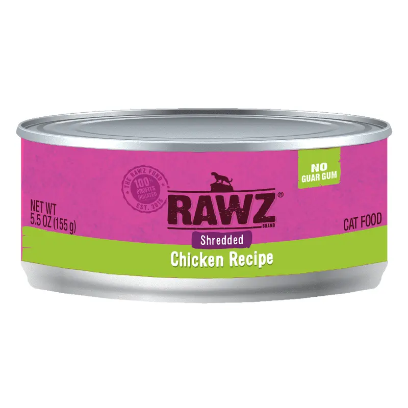 Rawz Shreds Cat Food   3oz Chicken