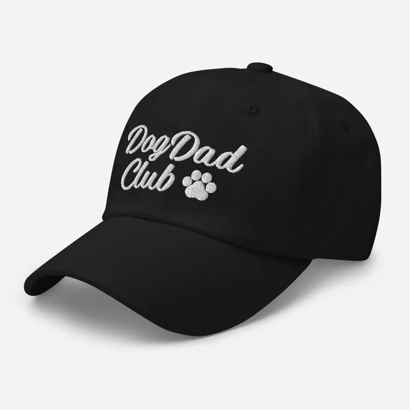 Dog Dad Club Hat - Black
