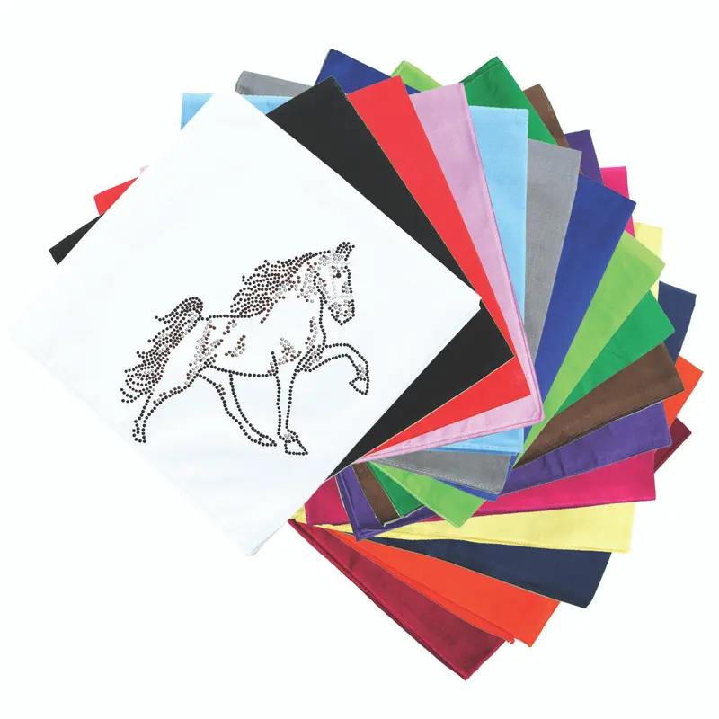 Horse (Brown Rhinestuds) - bandana