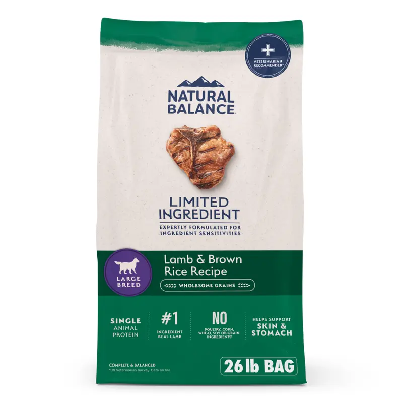 Natural Balance Limited Ingredient Lamb & Brown Rice Large Breed Recipe Dry Dog Food