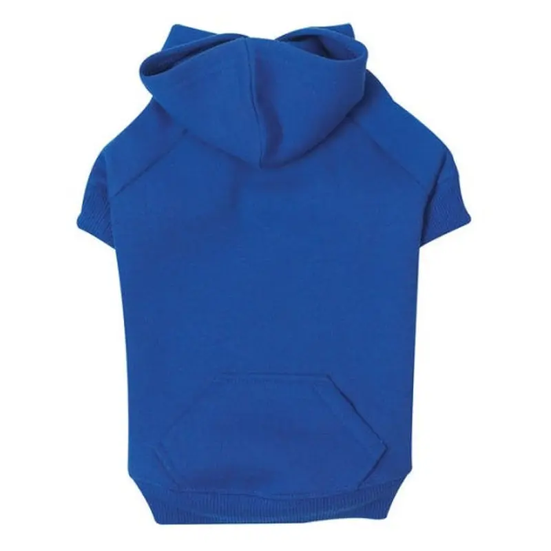 Petedge Zack & Zoey Basic Dog Hoodie Large Dark Blue