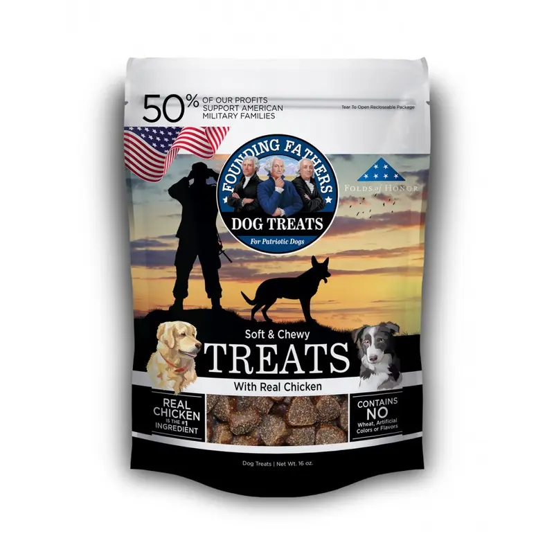 Founding Fathers Soft & Chewy Real Chicken Dog Treats