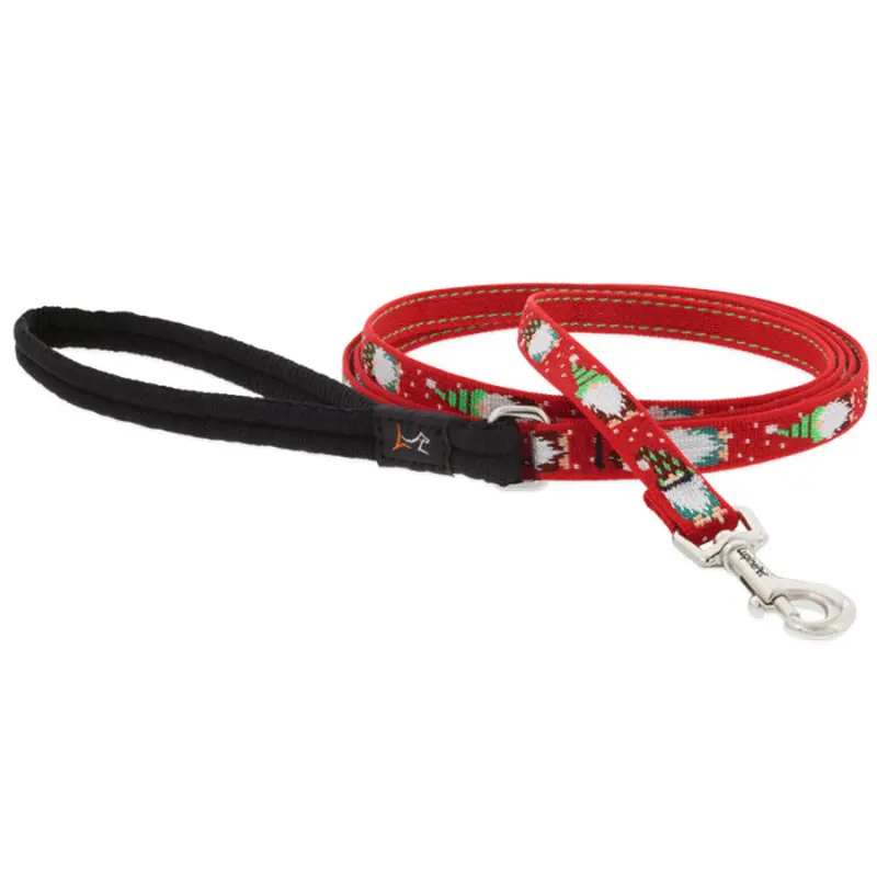 Lupine Dog Leash  1/2" Wide x 4' Length Gnomes