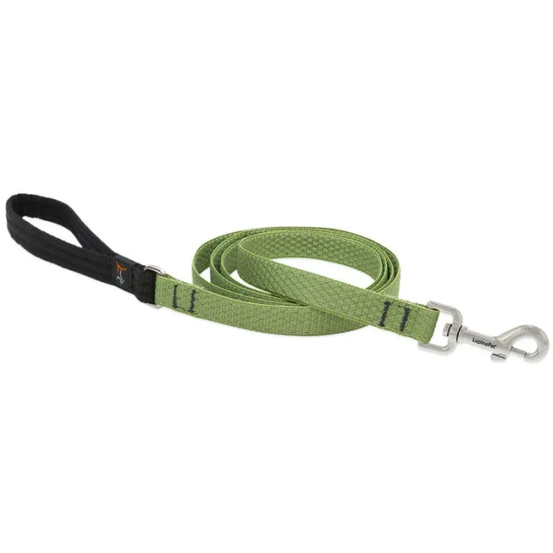 Lupine Eco Recycled Dog Leash 3/4"x4' Moss