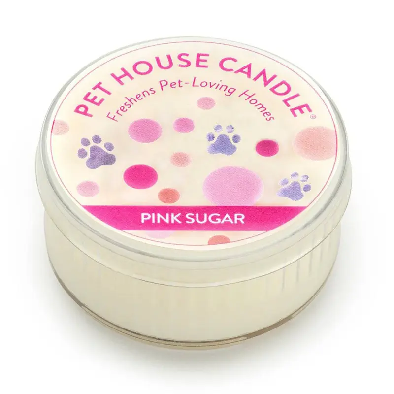 Pet House Pink Sugar Mini Candle