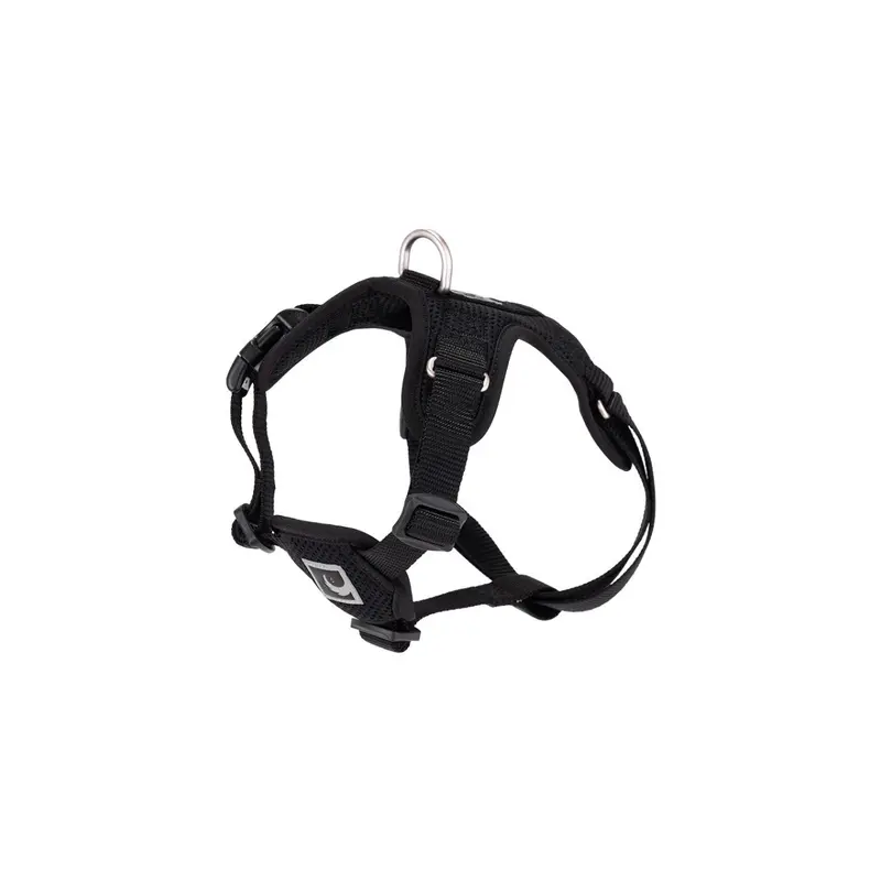 RC PETS Dog Forte Step In Harness, Black, XS, 14" - 18"