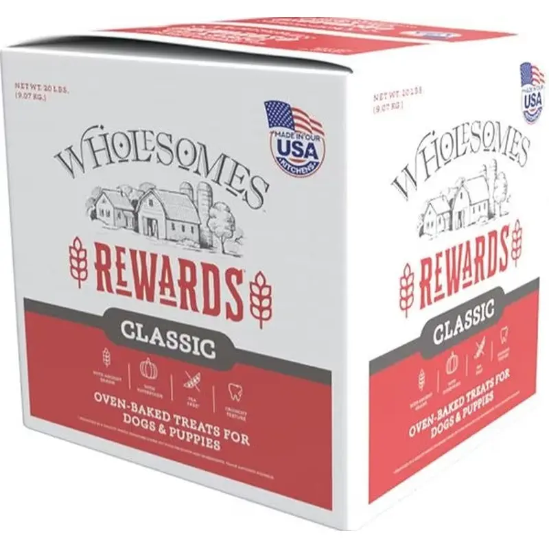 Wholesomes Rewards Classic Variety Biscuits Medium Variety 20lb