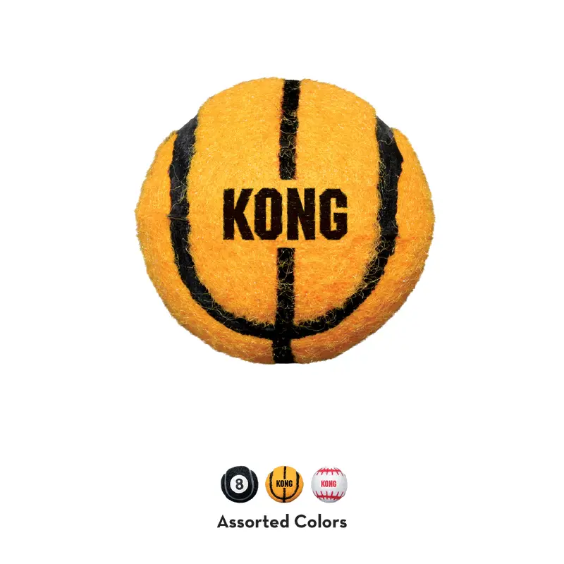 Kong Dog Toy Sport Balls 2Pk Large Assorted